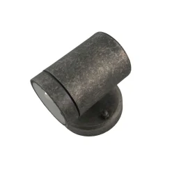 Außenwandleuchten|Messinglampen*Andromeda Außenwandlampe Messing massiv Glas H: 10 cm IP64 Zinn