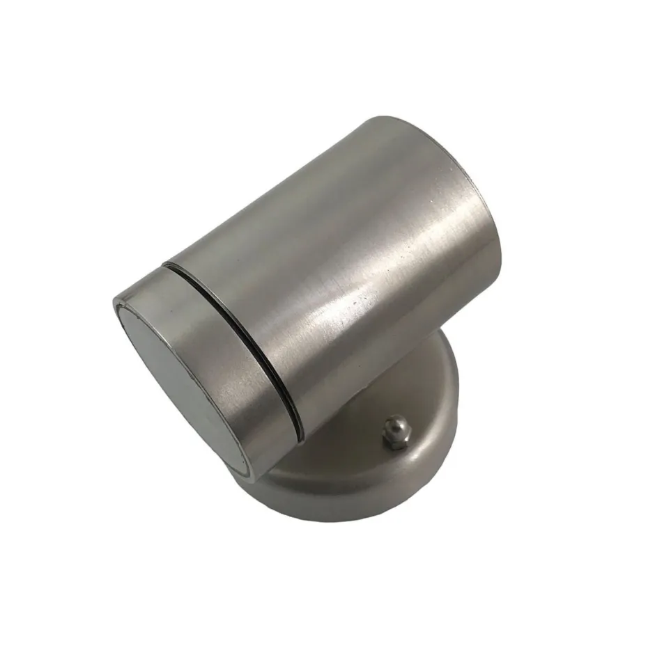 Außenwandleuchten|Messinglampen*Andromeda Außenwandlampe Messing massiv Glas H: 10 cm IP64 GU10