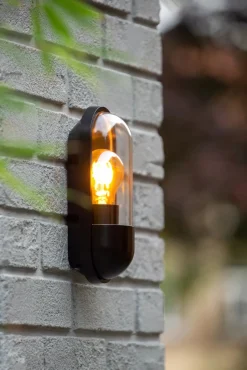 Außenwandleuchten|Feuchtraumleuchten* Außenwandlampe Schwarz IP54 Haustür Balkon Terrasse
