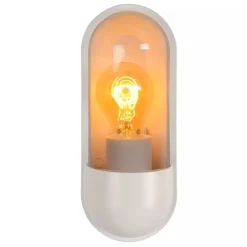 Außenwandlampe Weiß IP54 H:24 cm Balkon Terrasse Modern< Außenwandleuchten|Feuchtraumleuchten