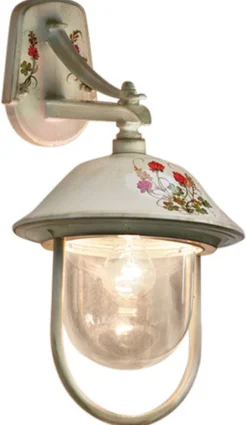 Ferroluce Außenwandleuchte Aluminium 55 cm hoch IP43 E27 Landhaus< Metall Lampen|Rustikale Lampen