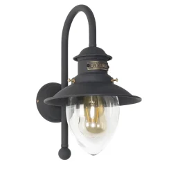 Außenwandleuchten|Lampen Aus Aller Welt*Giovanni Battista Außenwandleuchte Amalfi Bronze dunkel