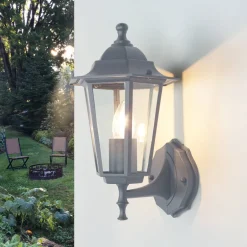 Easylight Außenwandleuchte Anthrazit Rustikal PARIS< Rustikale Lampen|Rustikale Außenleuchten