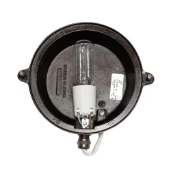 Rustikale Lampen|Metall Lampen*Lido Außenwandleuchte Antik Echt Messing Käfigschirm