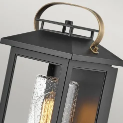 Elstead Außenwandleuchte E27 35,5 cm hoch IP44 Schwarz< Außenwandleuchten|Gartenlaternen