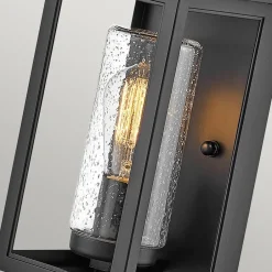 Elstead Außenwandleuchte E27 35,5 cm hoch IP44 Schwarz< Außenwandleuchten|Gartenlaternen