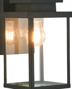 Eco-Light Außenwandleuchte Glas Aluminium Modern E27 IP44 H:28 cm< Metall Lampen|Moderne Außenleuchten