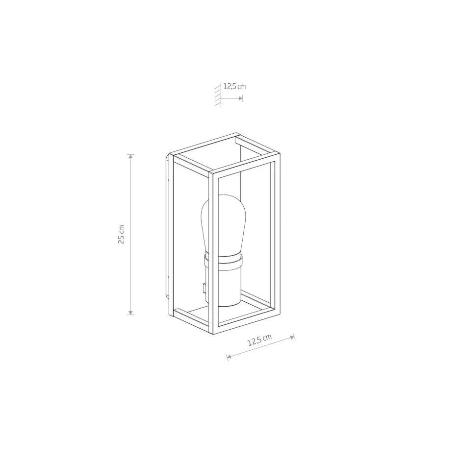 Außenwandleuchten|Moderne Außenleuchten*Nowodvorski Außenwandleuchte Grau IP54 E14 Glas Aluminium Modern