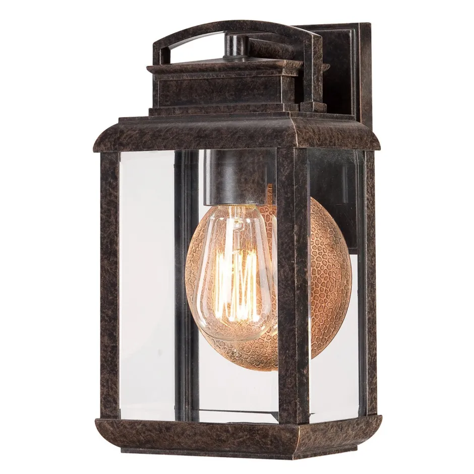 Vintage Lampen|Außenwandleuchten*Elstead Außenwandleuchte HOWARD Bronze antik Kupfer IP44