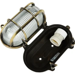 Lido Außenwandleuchte Messing Antik Premium SKIATHOS< Rustikale Lampen|Metall Lampen