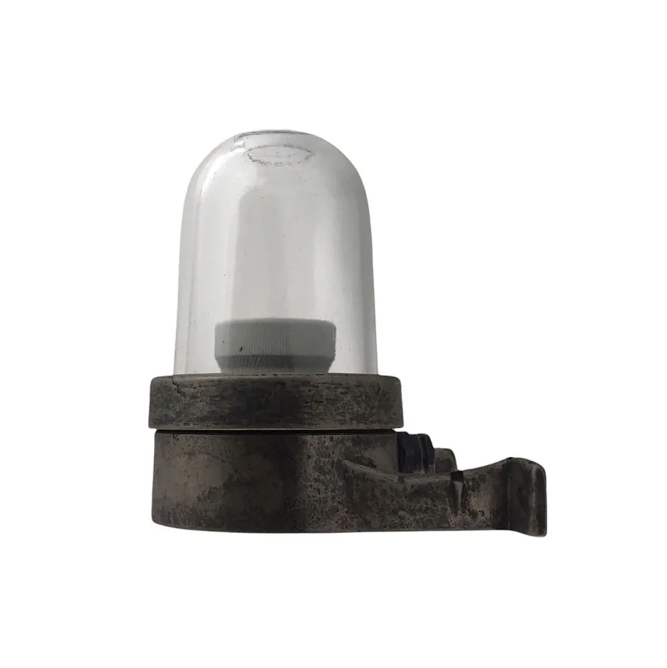 Andromeda Außenwandleuchte Messing Glas 15 cm hoch IP64 Zinn E27< Außenwandleuchten|Gartenlaternen