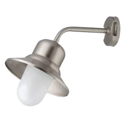 Lido Außenwandleuchte Messing Glas Haustür Hof Maritim< Außenleuchten Antik|Außenleuchten Messing