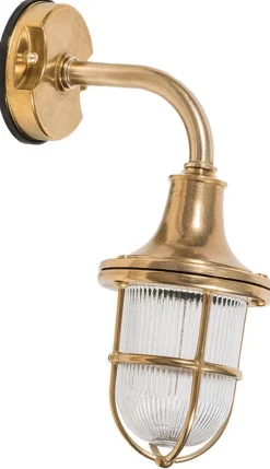 Lido Außenwandleuchte Messing IP64 Maritim wetterfest< Außenleuchten Antik|Außenleuchten Messing