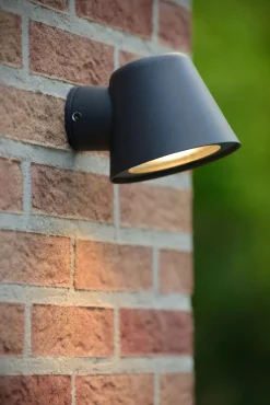 Außenwandleuchten|Außenleuchten Anthrazit* Außenwandleuchte Metall Anthrazit IP44 GU10 Garten