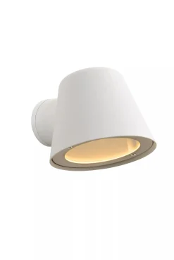 Außenwandleuchte Metall Weiß IP44 T:14,5 cm GU10 Haus< Außenwandleuchten|Metall Lampen