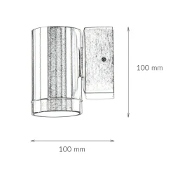 Lido Außenwandleuchte Modern aus Messing GU10 rund Haus< Außenwandleuchten|Moderne Lampen