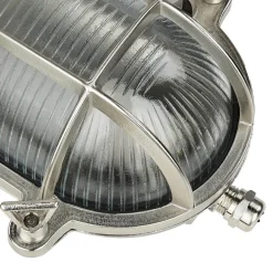 Außenwandleuchten|Rustikale Lampen*Lido Außenwandleuchte Nickel Echt-Messing IP64 Maritim