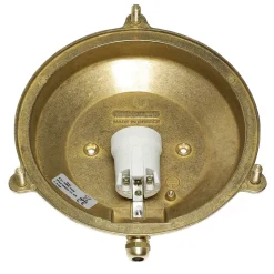 Lido Außenwandleuchte Rund Terrasse Haus Messing Maritim< Rustikale Lampen|Metall Lampen