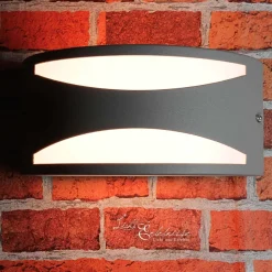 Lido Außenwandleuchte Silber aus Aluminium E27 LIMNOS< Außenwandleuchten|Moderne Lampen