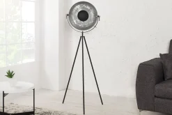 Retro Lampen|Designerlampen*Invicta Interior Außergewöhnlich Standlampe Retro 140cm Tripod