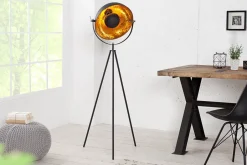 Metall Lampen|Designerlampen*Invicta Interior Außergewöhnlich Stehleuchte Retro 140cm Dreibein