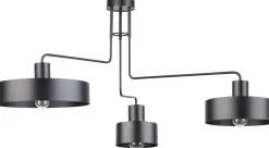 Deckenleuchten|Wohnzimmerlampen*Sigma Außergewöhnliche Deckenlampe 3-flammig Metall E27 Retro