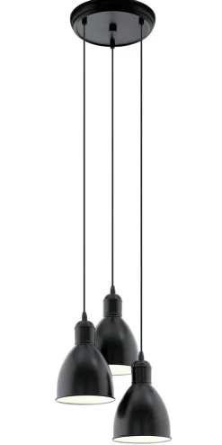 Eglo Außergewöhnliche Hängeleuchte Priddy Weiß Ø32,5cm 3-Flmg< Hängelampen|Esszimmer Lampen