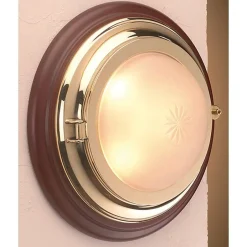 Led Lampen|Wandleuchten*Laura Suardi Außergewöhnliche LED Wandleuchte Messing Maritim