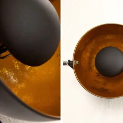 Invicta Interior Außergewöhnliche Wandlampe Retro rund E27< Wandleuchten|Flurlampen