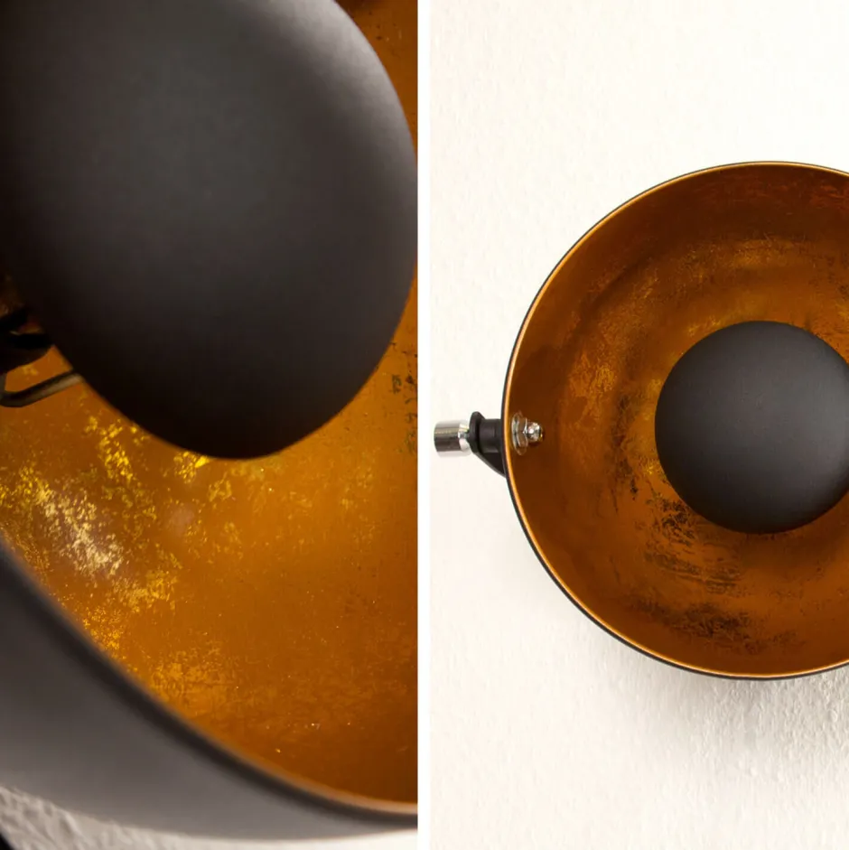 Invicta Interior Außergewöhnliche Wandlampe Retro rund E27< Wandleuchten|Flurlampen