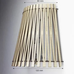 Eglo Außergewöhnliche Wandleuchte SENDERO in ahorn< Wandleuchten|Flurlampen