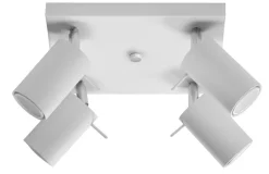 Sollux Aufbau Spotstrahler ETNA in Weiß 4-flmg< Wohnzimmerlampen|Moderne Lampen