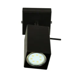 Wohnzimmerlampen|Bauhaus Lampen*Sollux Aufbau Spotstrahler FALERIA in Schwarz