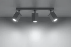 Sollux Aufbau Spotstrahler FALERIA in Weiß 3-flmg< Deckenleuchten|Flurlampen