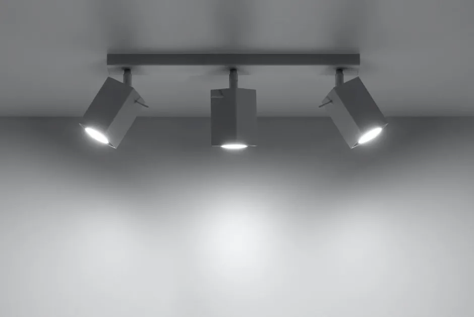 Sollux Aufbau Spotstrahler FALERIA in Weiß 3-flmg< Deckenleuchten|Flurlampen