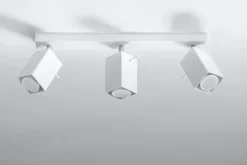 Sollux Aufbau Spotstrahler FALERIA in Weiß 3-flmg< Deckenleuchten|Flurlampen
