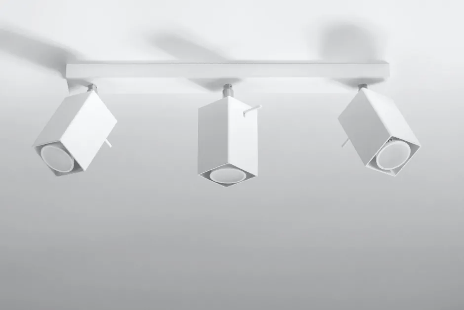 Sollux Aufbau Spotstrahler FALERIA in Weiß 3-flmg< Deckenleuchten|Flurlampen