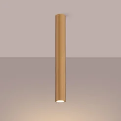 Wohnzimmerlampen|Küchenlampen*Sollux Aufbauspot Aufputz Ø 6,5 cm H: 60 cm Aluminium in Gold GU10
