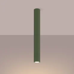 Wohnzimmerlampen|Küchenlampen*Sollux Aufbauspot GU10 Ø 6,5 cm H: 60 cm Aufputz Grün Modern