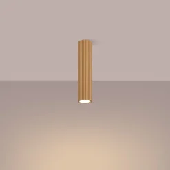 Sollux Aufbauspot GU10 D: 6,5 cm H: 30 cm Aufputz in Gold Modern< Wohnzimmerlampen|Küchenlampen