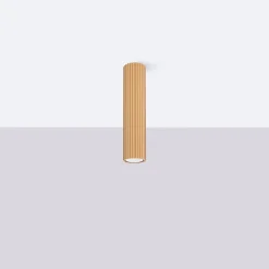 Sollux Aufbauspot GU10 D: 6,5 cm H: 30 cm Aufputz in Gold Modern< Wohnzimmerlampen|Küchenlampen