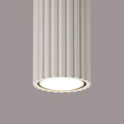 Sollux Aufbauspot Metall Ø 6,5 cm H: 60 cm GU10 in Creme Modern< Wohnzimmerlampen|Küchenlampen