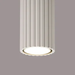 Sollux Aufbauspot Metall Ø 6,5 cm H: 60 cm GU10 in Creme Modern< Wohnzimmerlampen|Küchenlampen