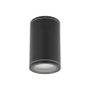 Metall Lampen|Feuchtraumleuchten*TK Lighting Aufbauspot Schwarz Metall GU10 IP44 Ø6,3 cm Aufputz