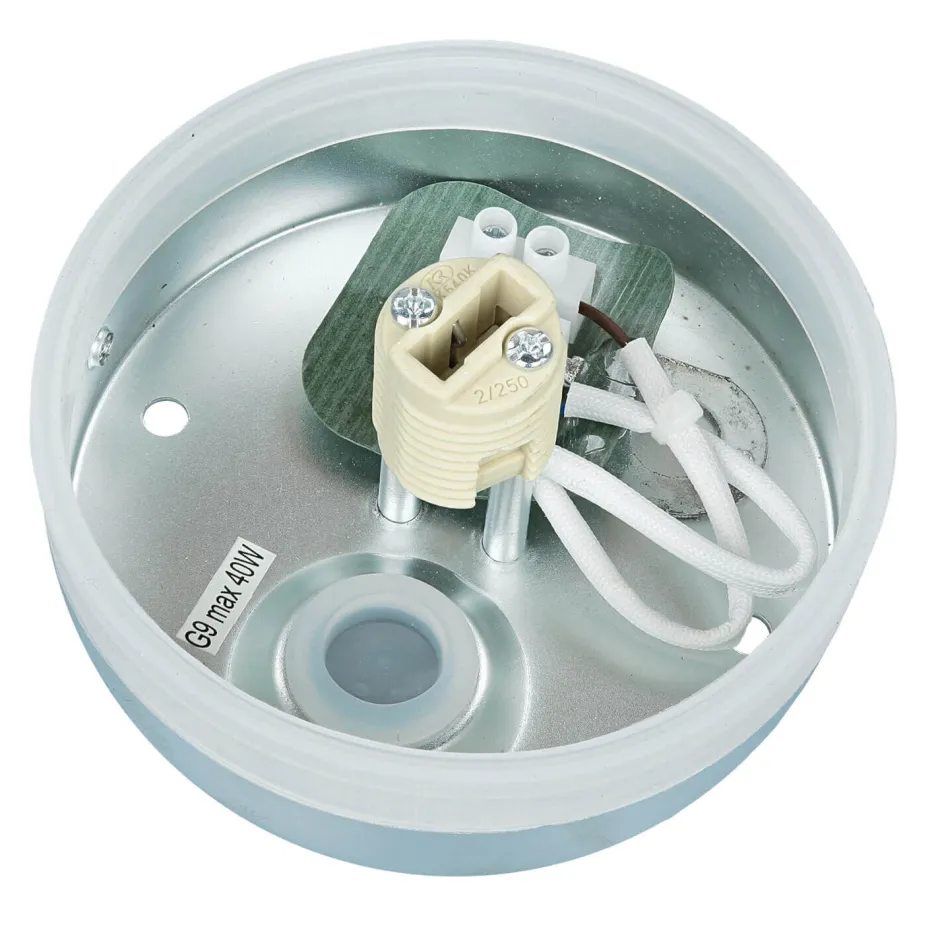 Küchenlampen|Glaslampen*Nowodvorski Aufbaustrahler Weiß Chrom Glas