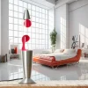 Retro Lampen|Lavalampen*Easylight Auffallende Lavalampe Rot Transparent H:36cm TIMMY