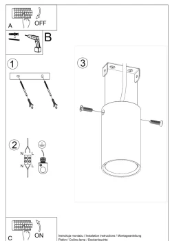 Sollux Aufputz Spot Weiß Metall rund Ø 6 cm H: 10 cm klein GU10< Moderne Lampen|Küchenlampen