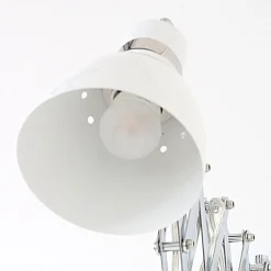 Steinhauer Ausziehbarer Wandstrahler dimmbar Weiß T:90 cm Stecker< Spots|Wandleuchten