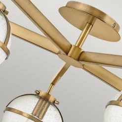 Elstead Badezimmerlampe Decke Glas Metall E14 IP44 81,3 cm breit< Deckenleuchten|Badezimmer Lampe