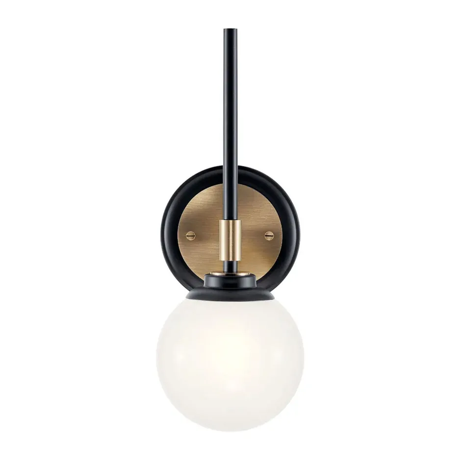 Elstead Badezimmerlampe IP44 LED G9 34,8 cm hoch Metall Glas< Wandleuchten|Metall Lampen